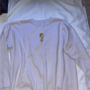 Eighty Eight Cream Crew Neck Sweater